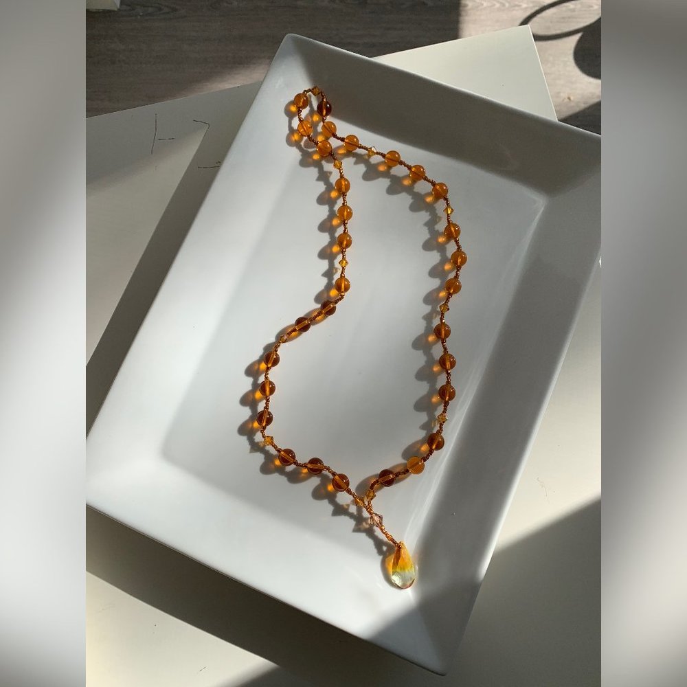 Swarovski Beaded & Crystals Handmade Necklace